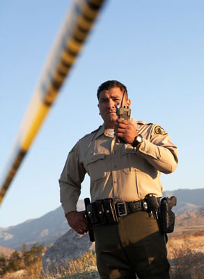 officer with radio